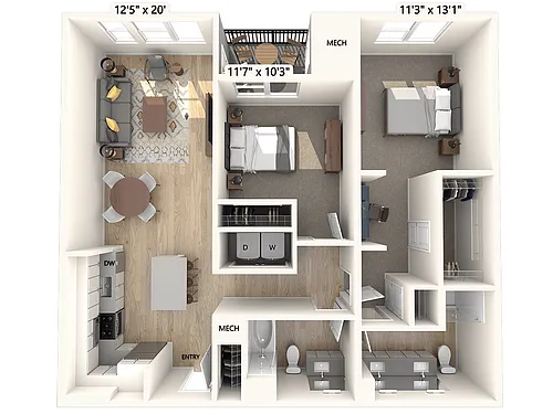 Floor plan B12