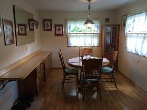 Dinette off of kitchen