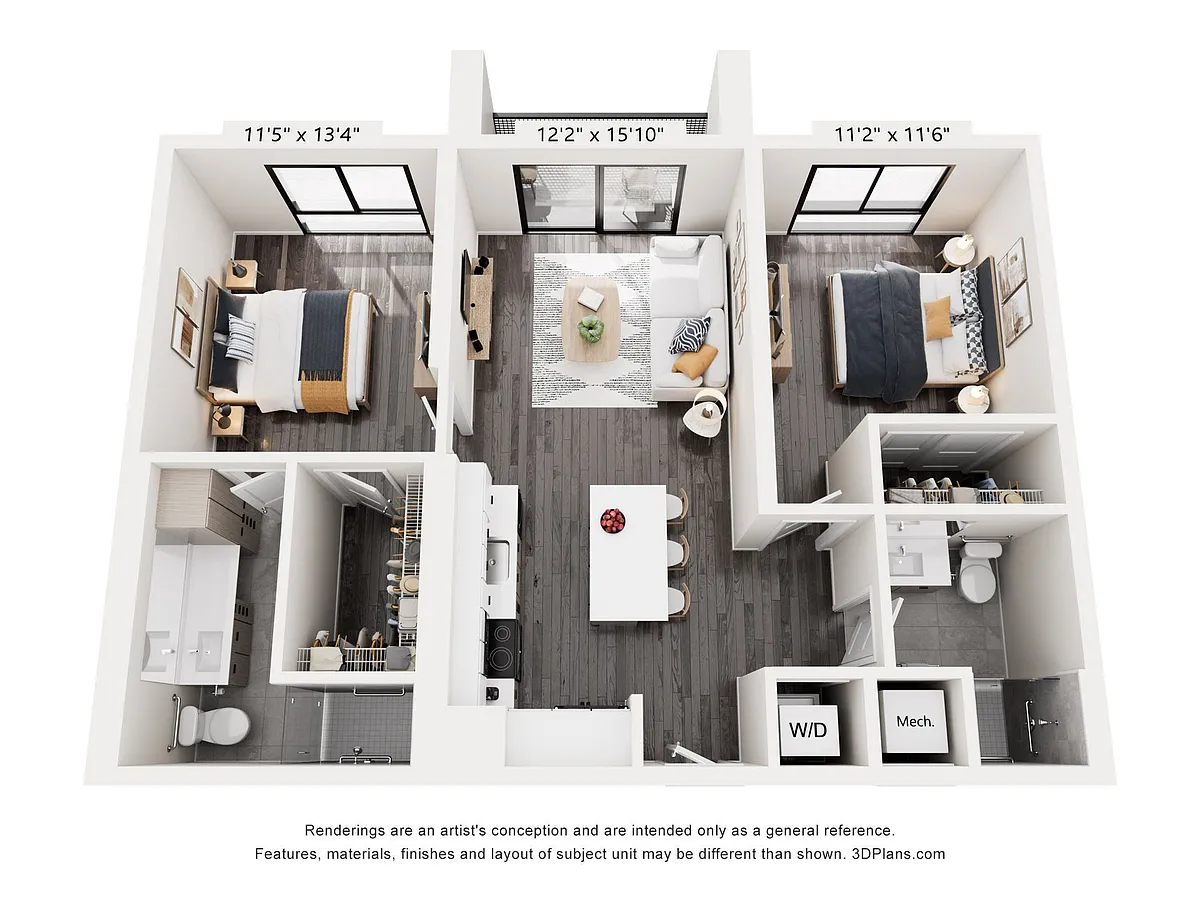 Floor plan B2W