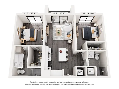 Floor plan B2W
