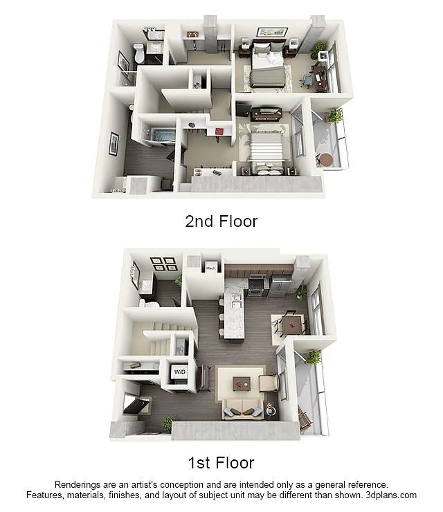 Floor plan B6 Townhome