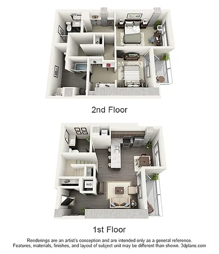 Floor plan B6 Townhome