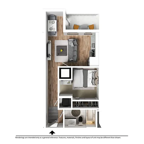 Floor plan Luxury Apartment - Murphy