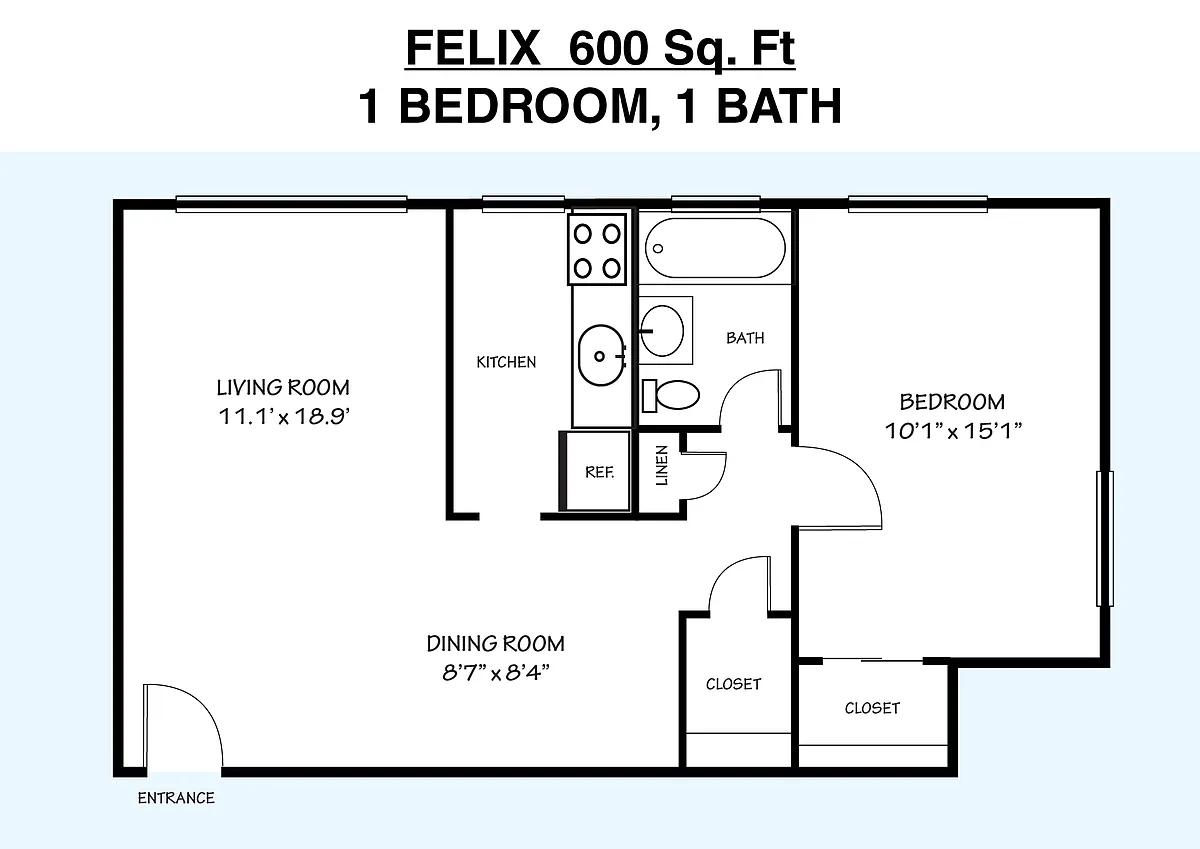 Floor plan Felix
