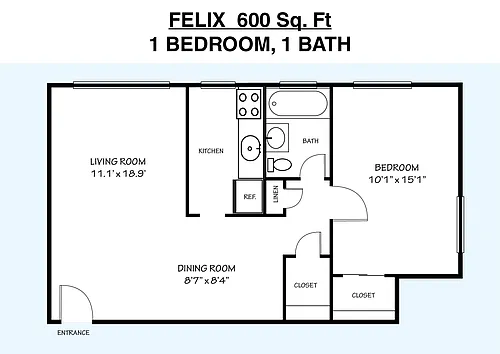 Floor plan Felix