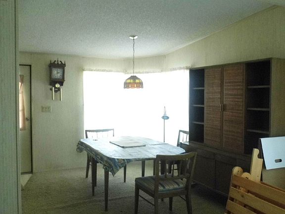 View from living room to dining room