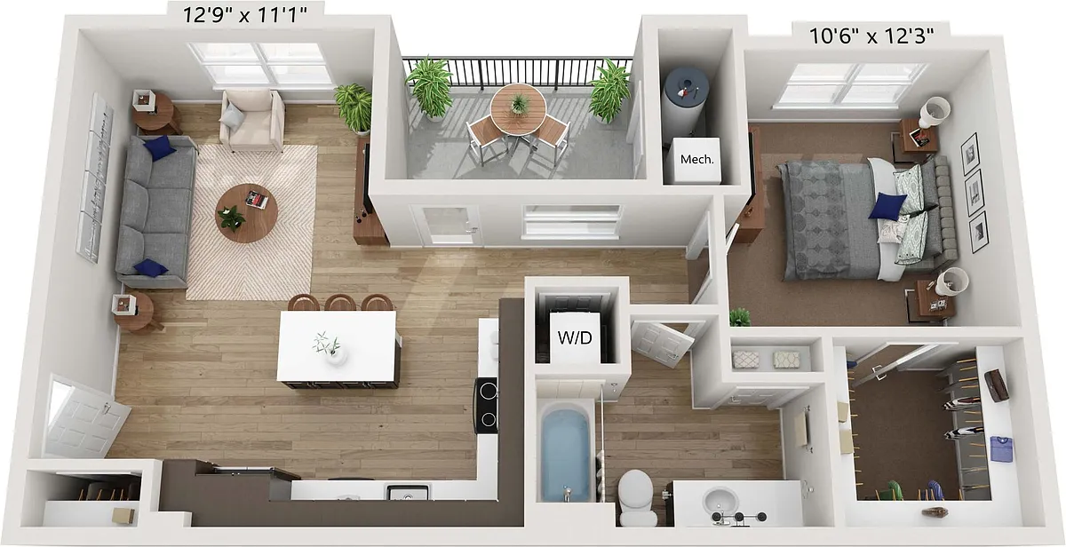 Floor plan A1