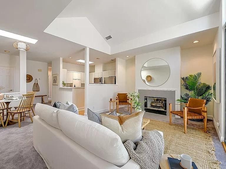 Open floor plan living room