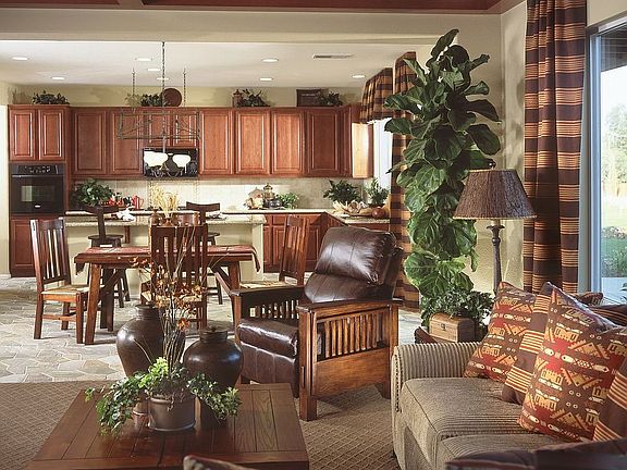 kitchen of model home