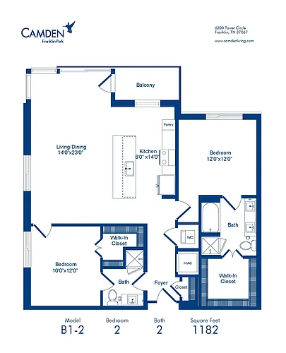 Floor plan B1-2