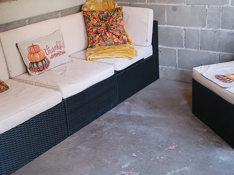 Screened-in porch, an added bonus room, to make into an additional seating room, exercise room, or a full-blown mud room!