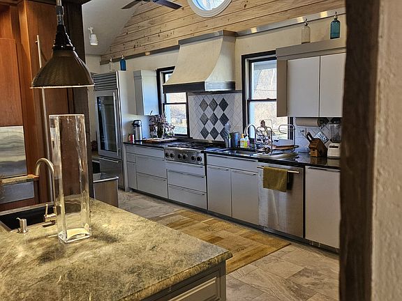 Island in the foreground