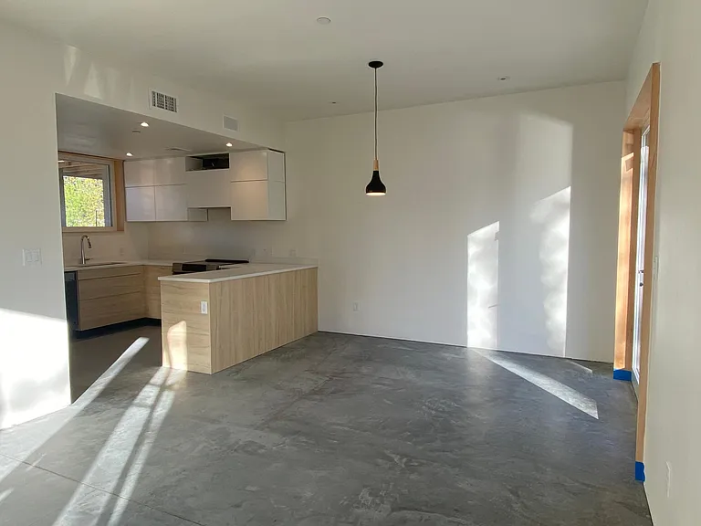 Open living space / kitchen.