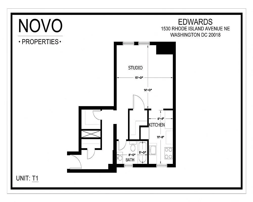 Floor plan Studio