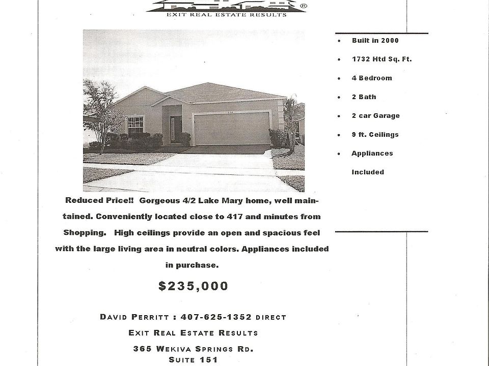 New Price of $215,000