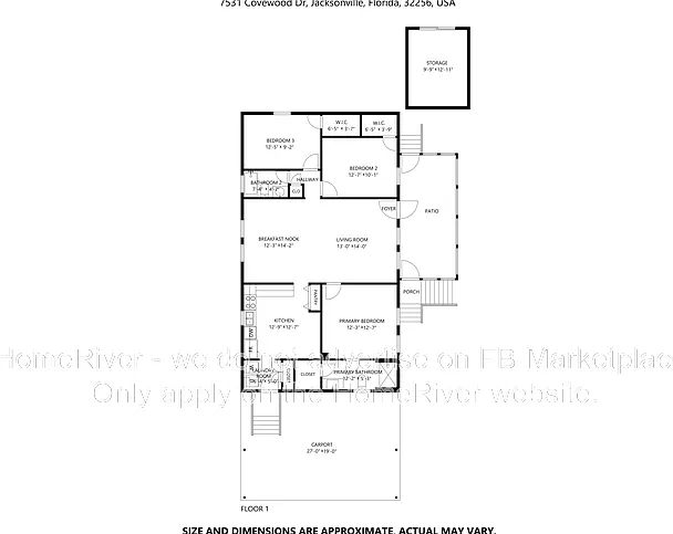 3 bed, 2.0 bath, 1296 sqft, $1,595 — Photo 2