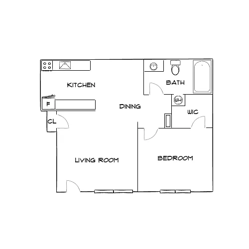 Floor plan Design 1A Premier