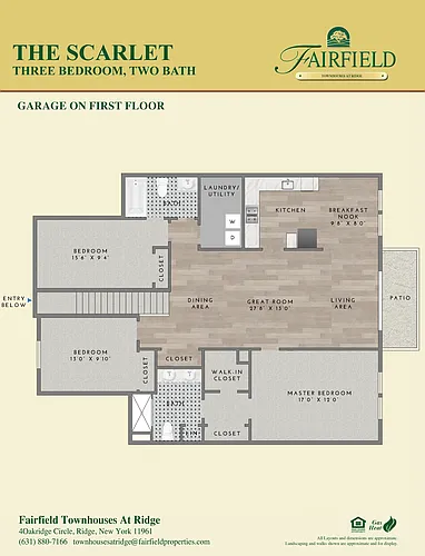 Floor plan The Scarlett