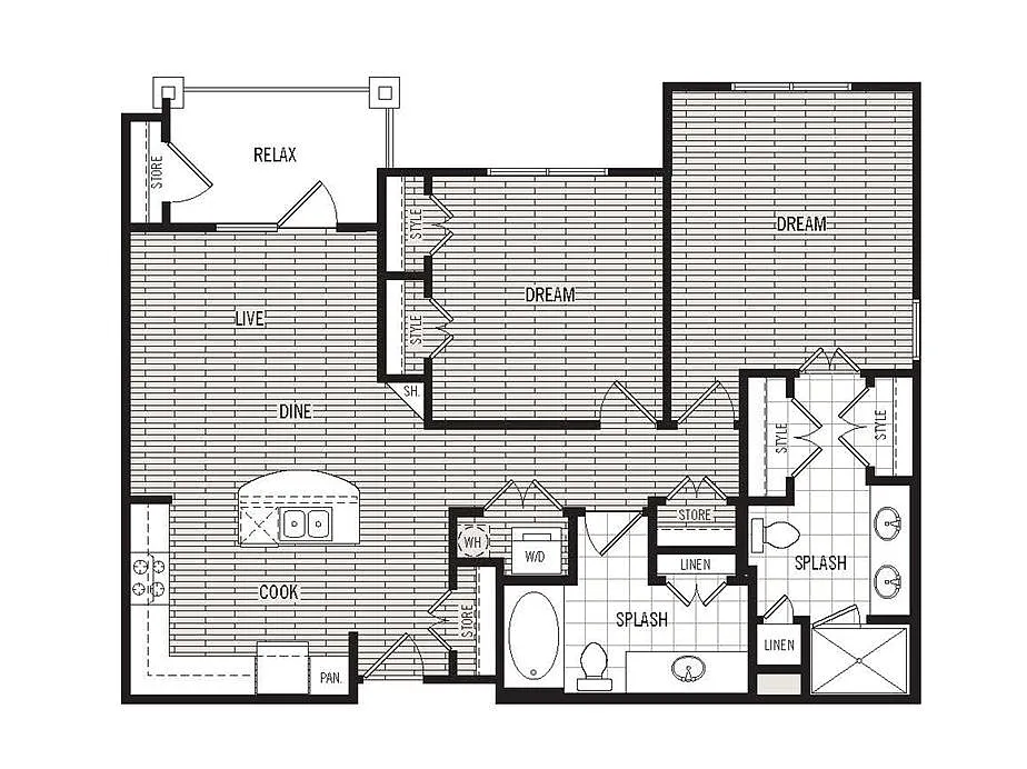 Floor plan B3