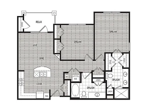 Floor plan B3