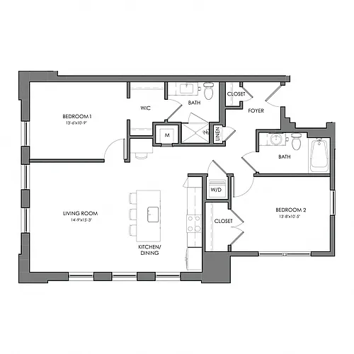 Floor plan Aspen B3