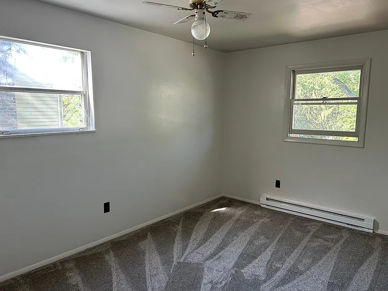 2nd BR with 2 windows and ceiling fan