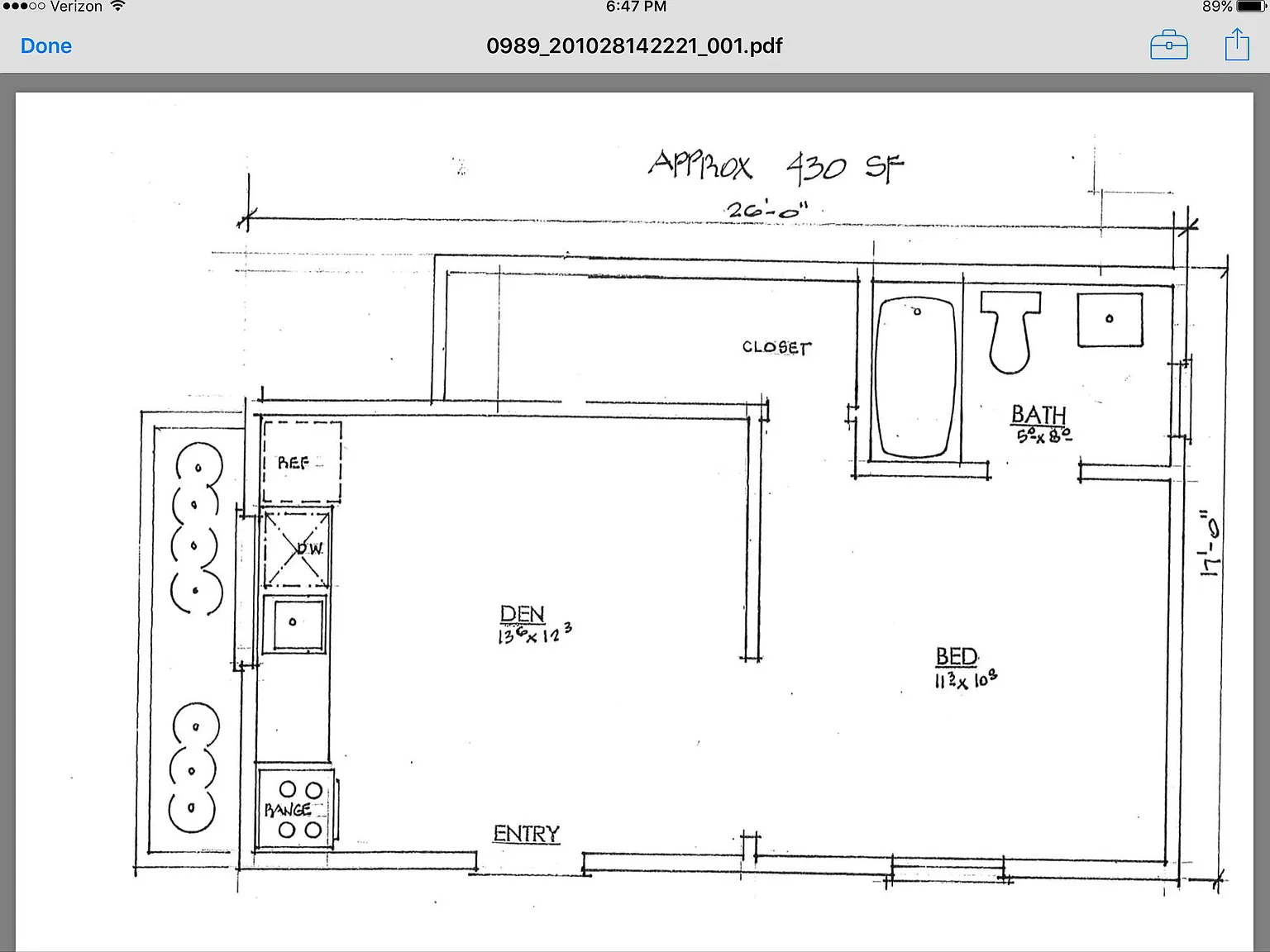 1 bed, 430 sqft, $2,095 — Photo 1