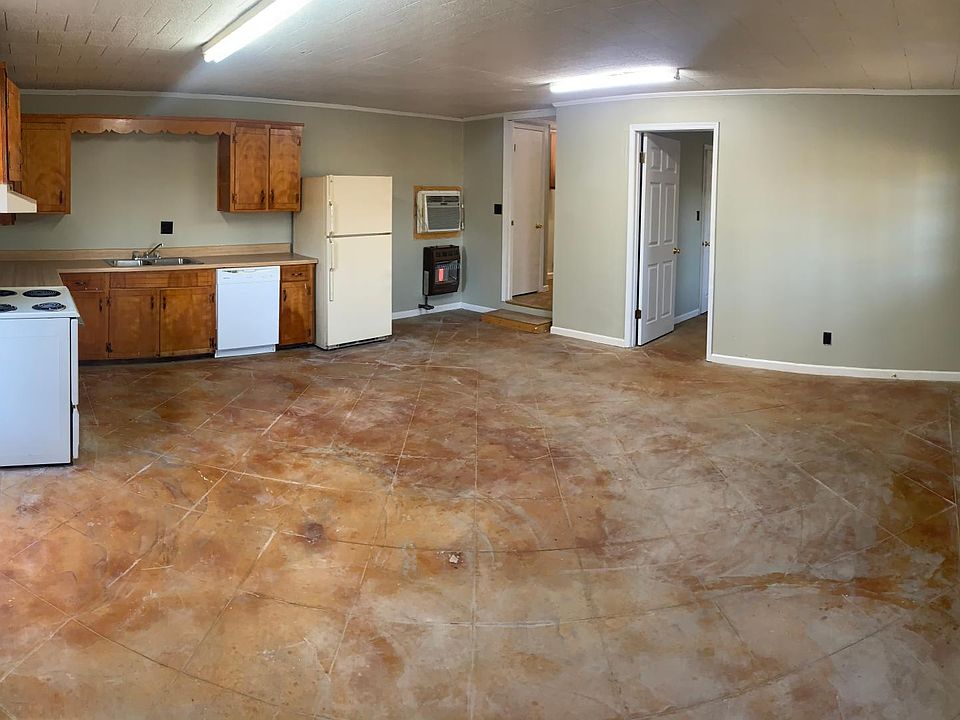 Living room and kitchen