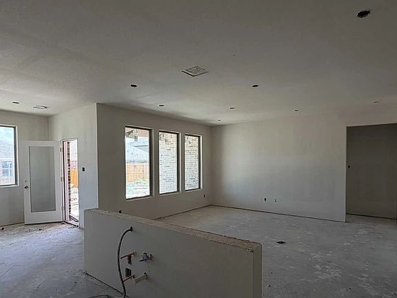 Open Kitchen-Living Room Construction Progress