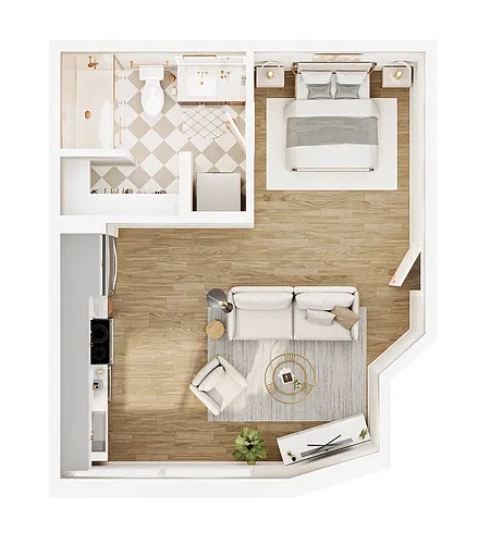 Floor plan The Street Floor