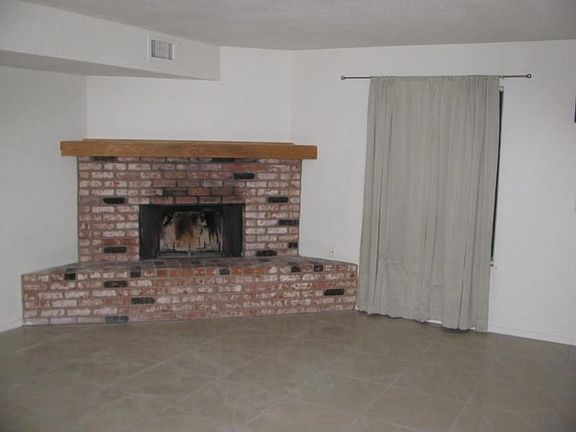 wood-burning fireplace