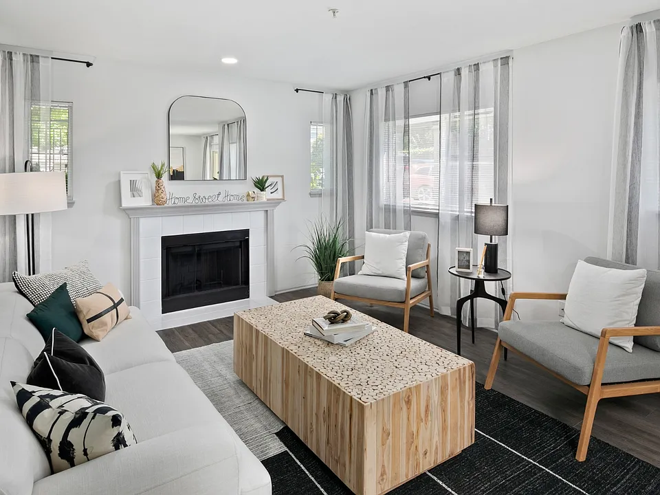 Luxury vinyl plank flooring throughout upgraded homes