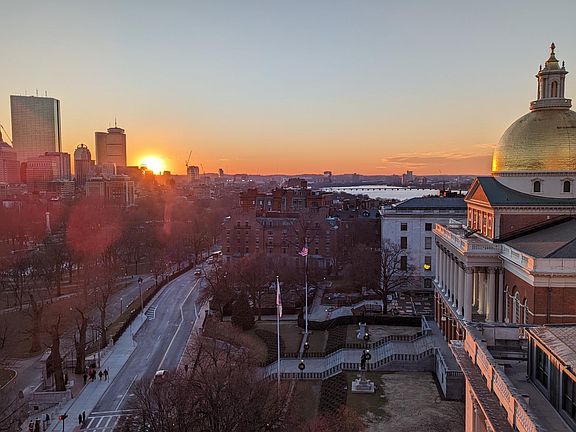 View from roof deck