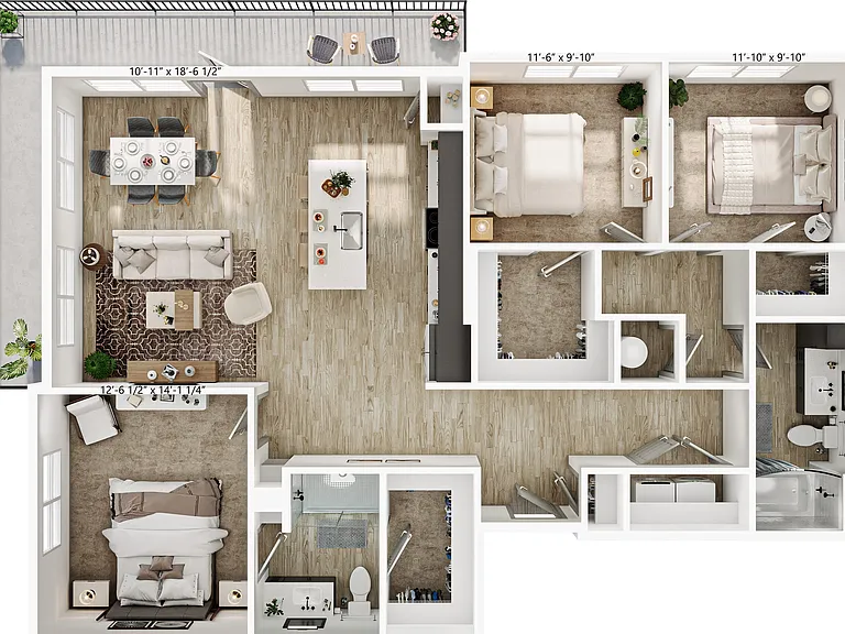 Populus Waterside Apartments — Photo 46