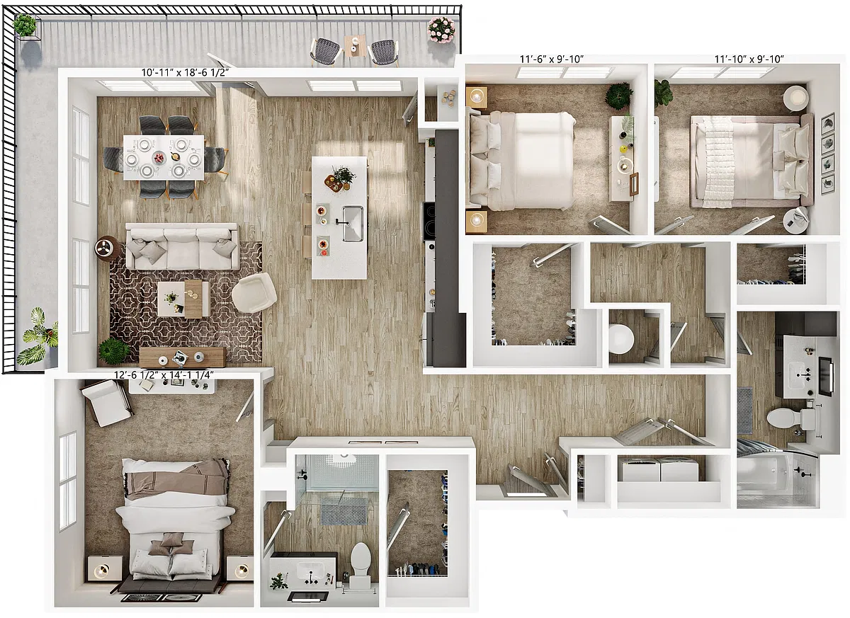 Floor plan C1