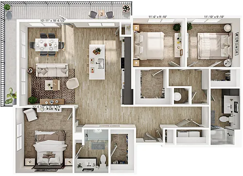 Floor plan C1