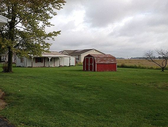 Large yard with country view