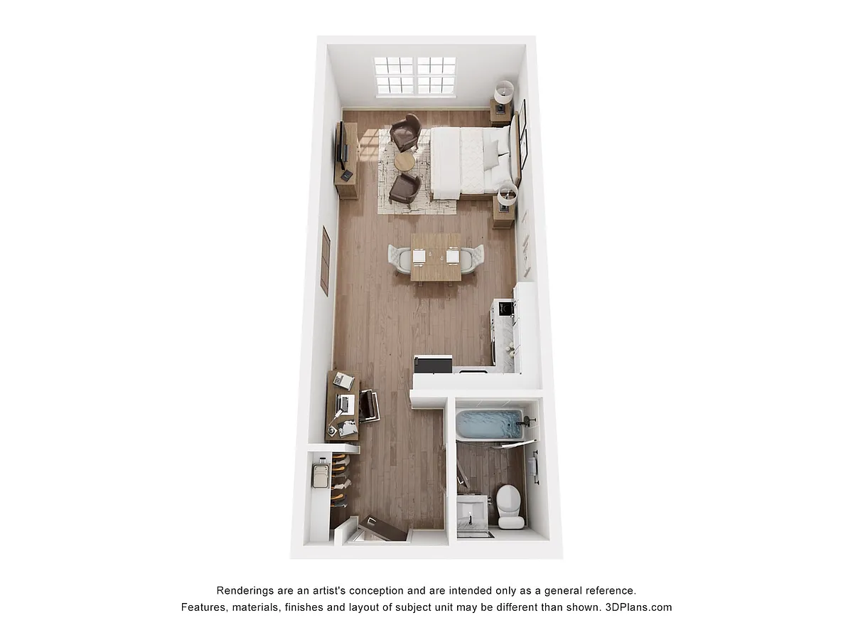 Floor plan Loft Studio
