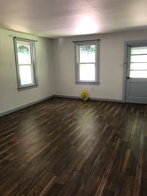 Great living room space! Perfect for a combined living/dining/office!