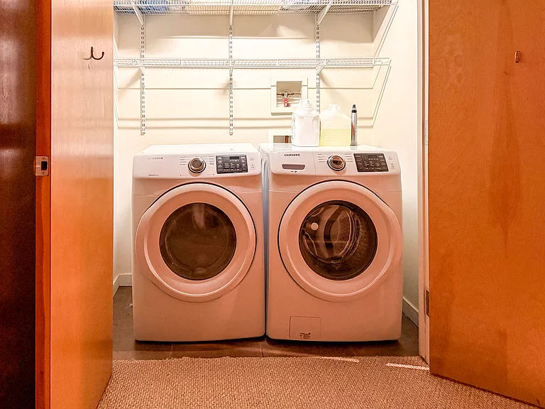 Laundry 3rd floor in the middle of the 2 master bed rooms