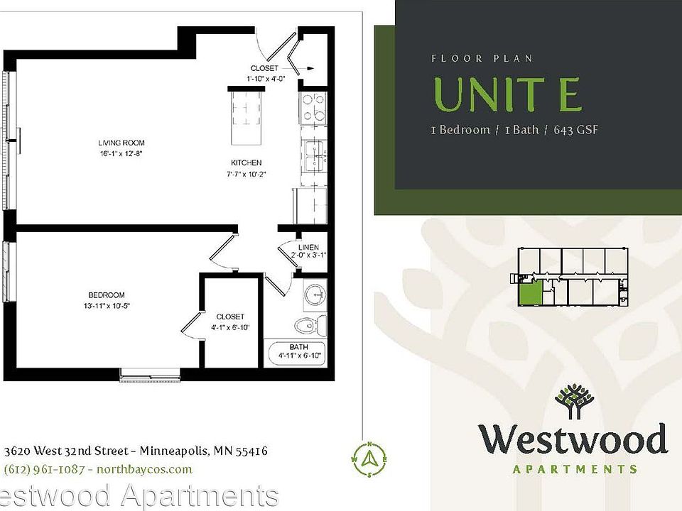 1st image of 3620 W 32nd St #302
