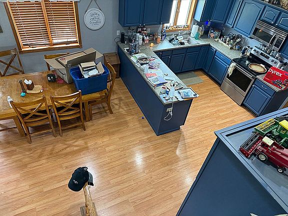 From bedroom level landing