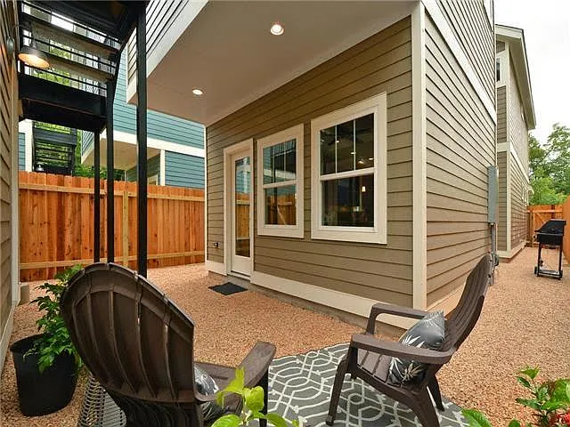 Backyard (have added a stone patio)