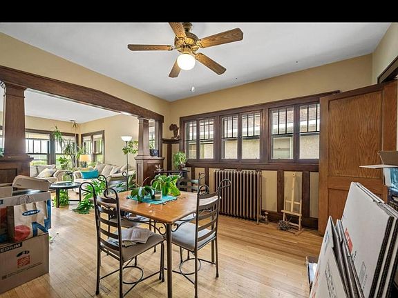 dining room & living room