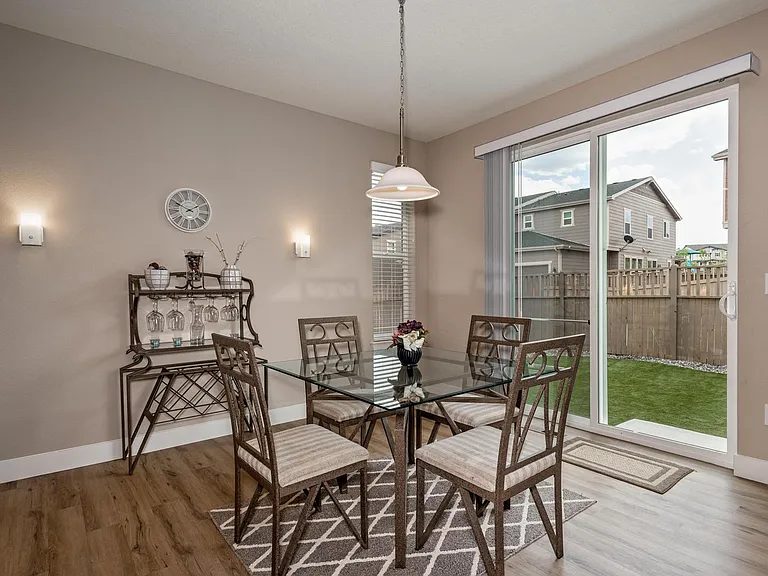 Previous dining set (new set not pictured here)