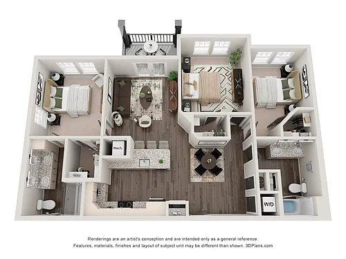 Floor plan The Dunean