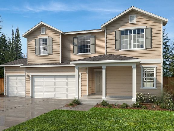 Exterior A with optional 3-car garage