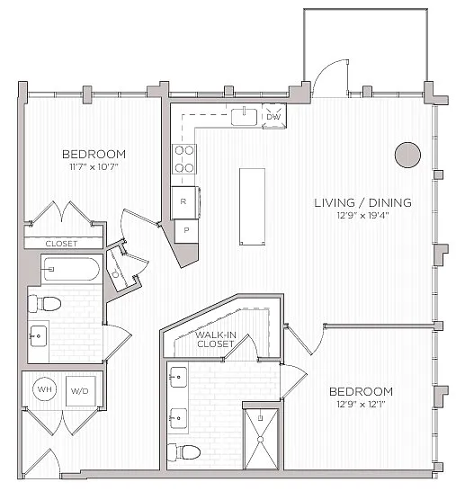 Floor plan B7 2B