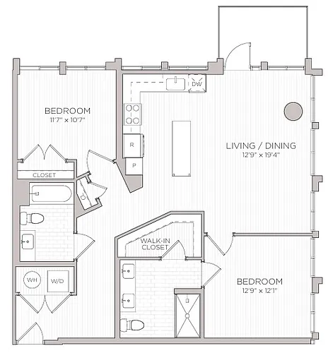 Floor plan B7 2B