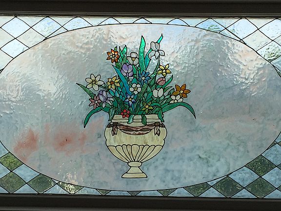 Patio Door -glass above door